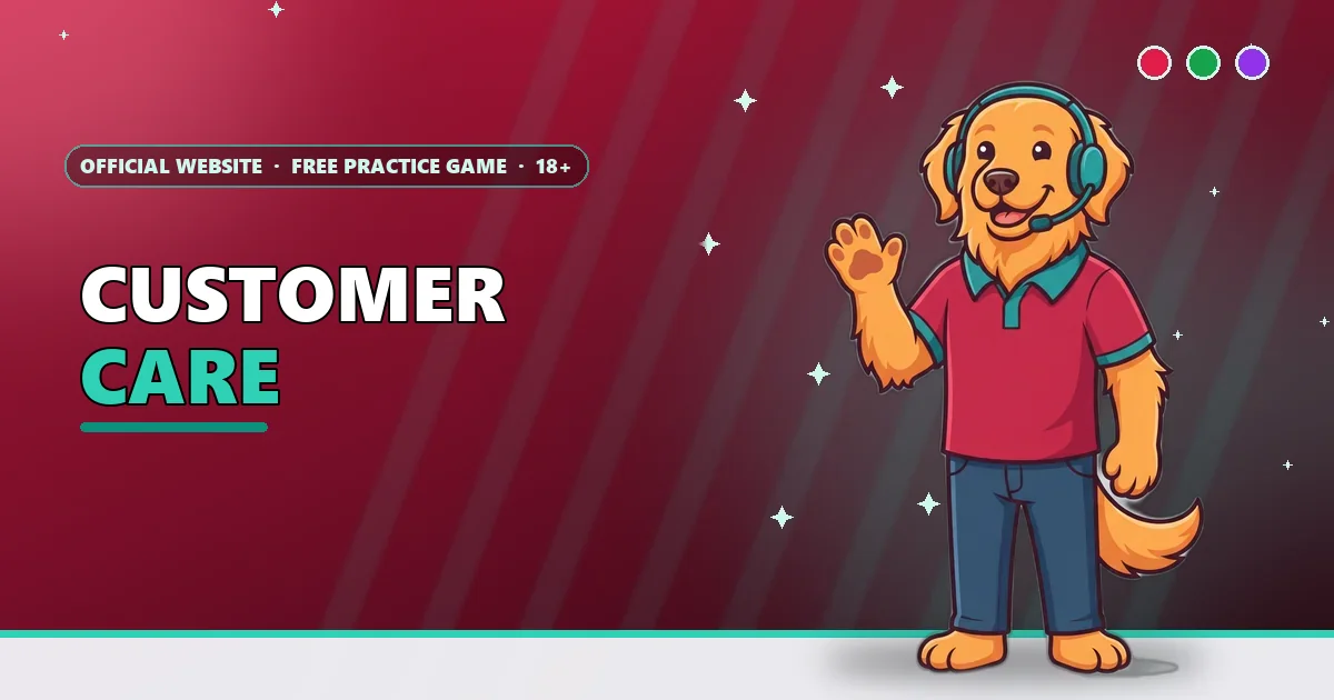 Golden retriever help-desk agent with a headset for the 6E Club customer care guide